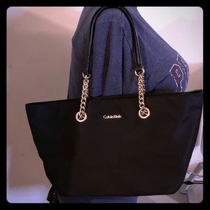 Calvin Klein gold chain straps